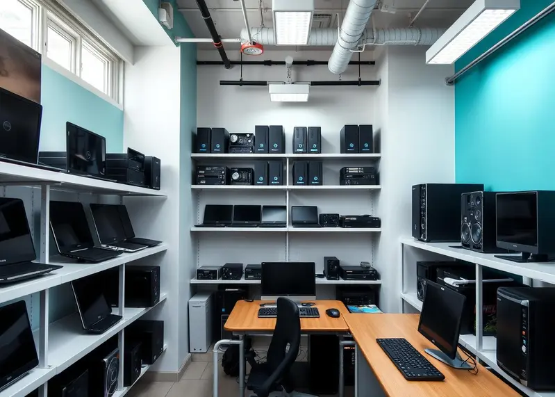 Interior toko Fadhli Komputer di Bekasi